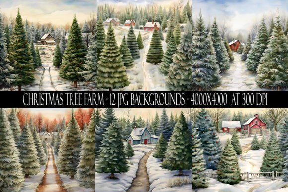 Crafting Authentic Yuletide Charm: Christmas Tree Farm Backgrounds