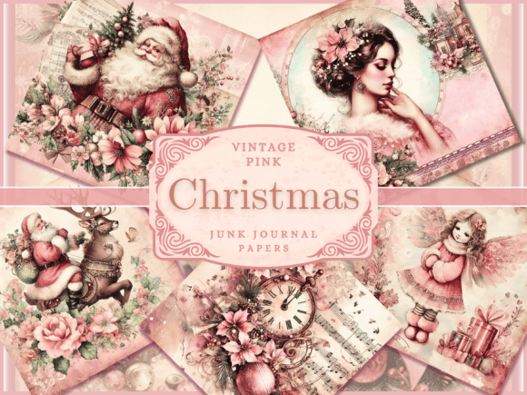 Pink Vintage Christmas Backgrounds: A Designer's Guide to Timeless Holiday Charm