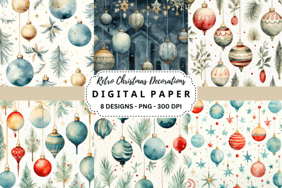 Reviving Holiday Magic: The Charm of Retro Christmas Decorations Backgrounds