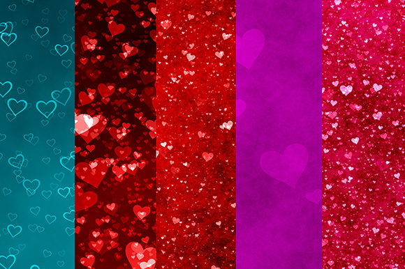 Valentine Backgrounds Digital Paper: Beyond the Generic Heart