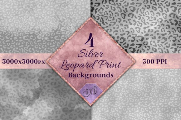 Wild Sophistication: Using Silver Leopard Print Backgrounds